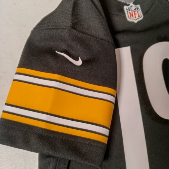 Pittsburgh Steelers Juju Smith-Schuster Jersey Youth 3T Nike On Field Black #19 - Picture 9 of 12